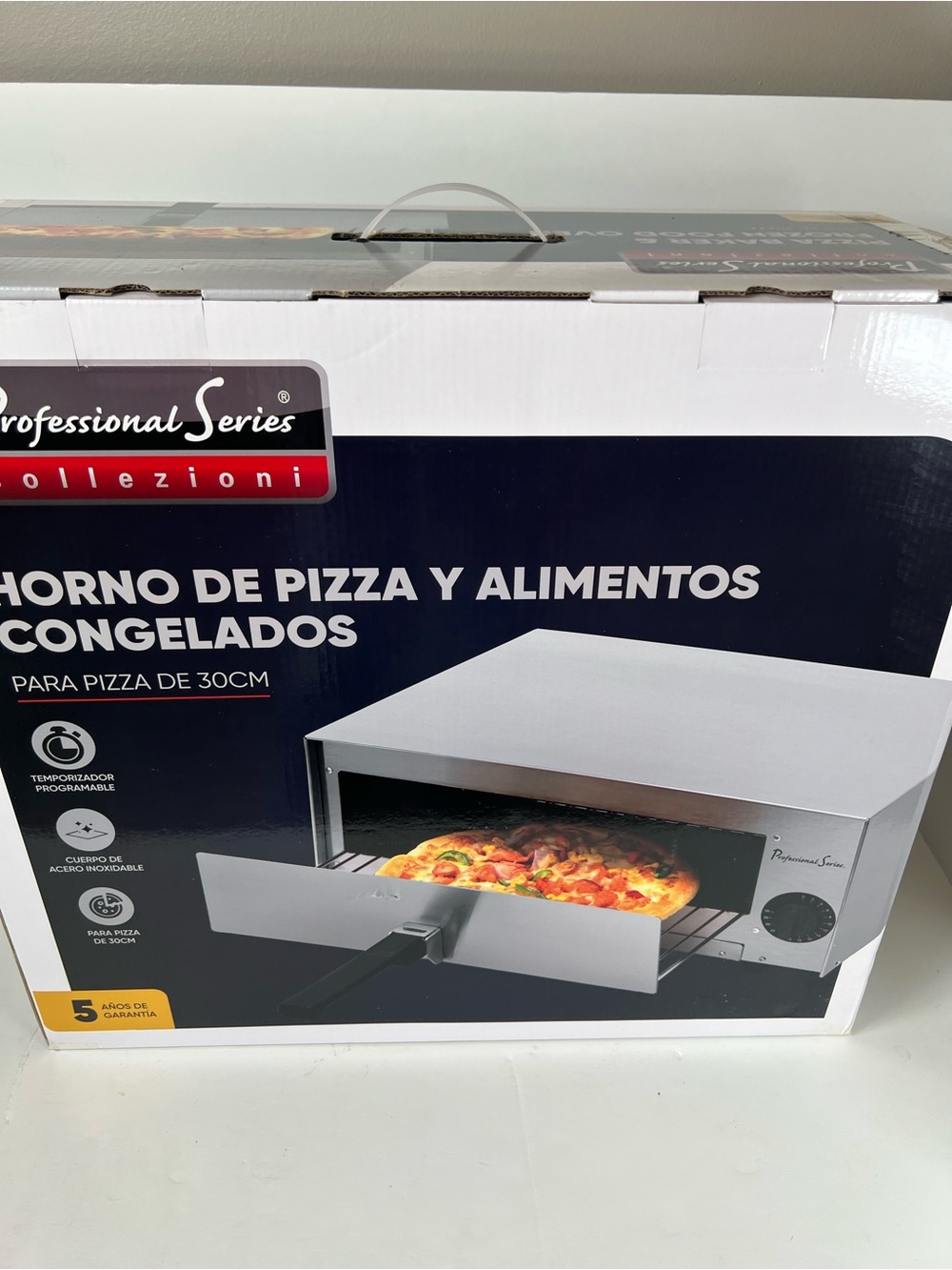 Stainless Steel Commercial or Individual use 12” Countertop Pizza Oven - Silver